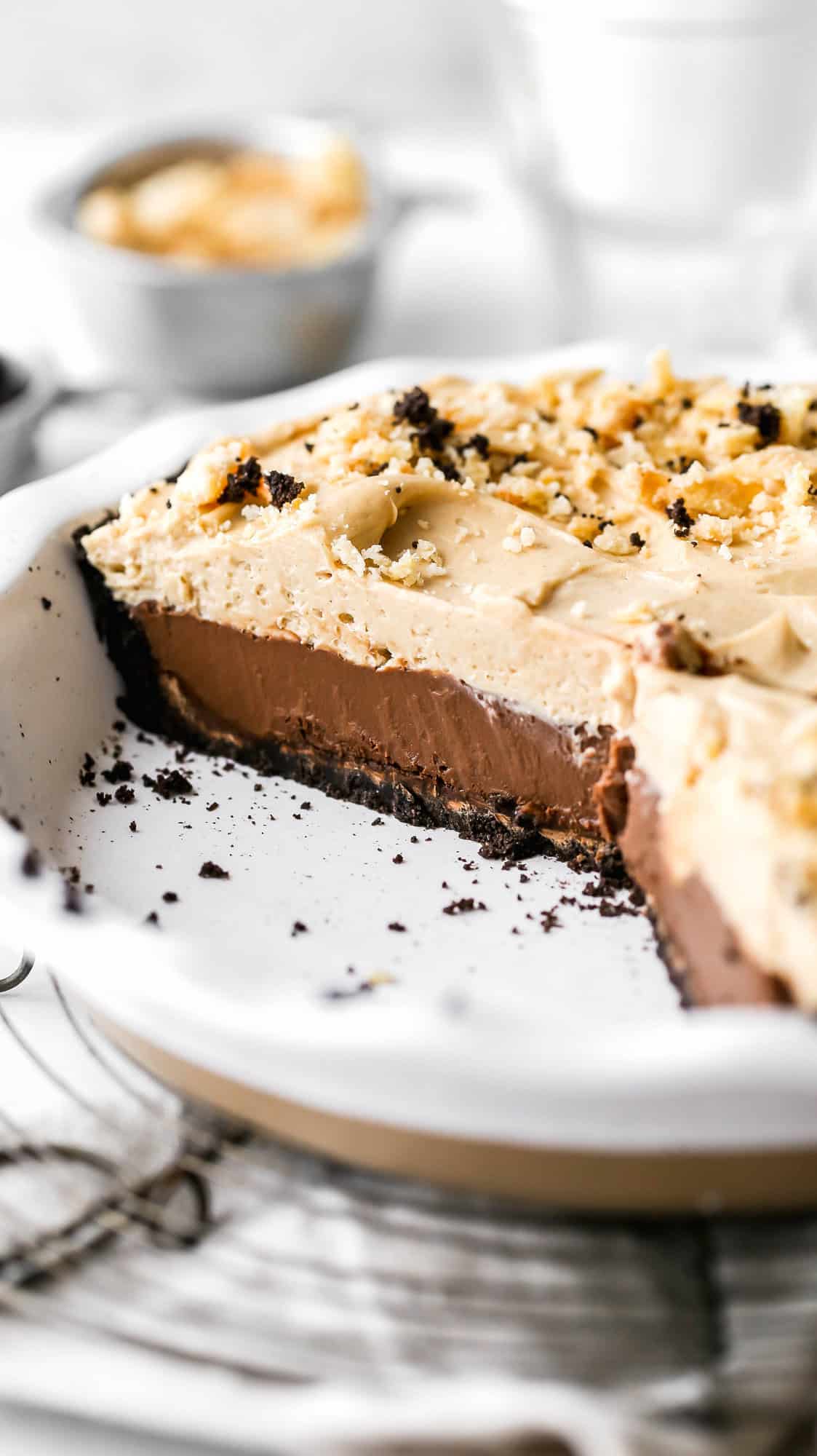 Chocolate Peanut Butter Pie with Potato Chip Crumble | Butternut Bakery