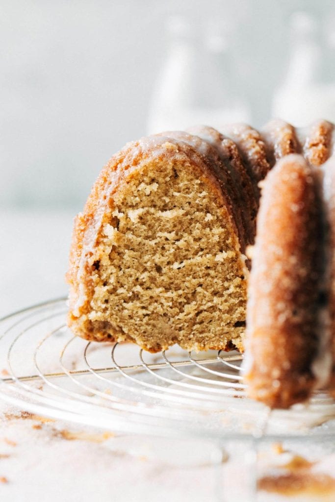 Ridiculously Easy Apple Cider Bundt Cake - The Café Sucre Farine