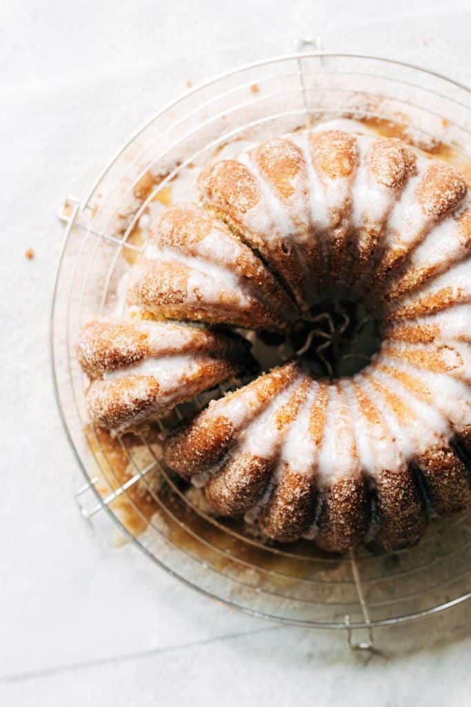 Ridiculously Easy Apple Cider Bundt Cake - The Café Sucre Farine