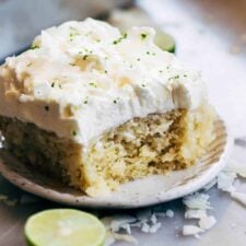 Coconut Soaked Lime Cake-image