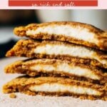 pumpkin cheesecake cookies short pin