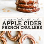 apple cider crullers pinterest graphic