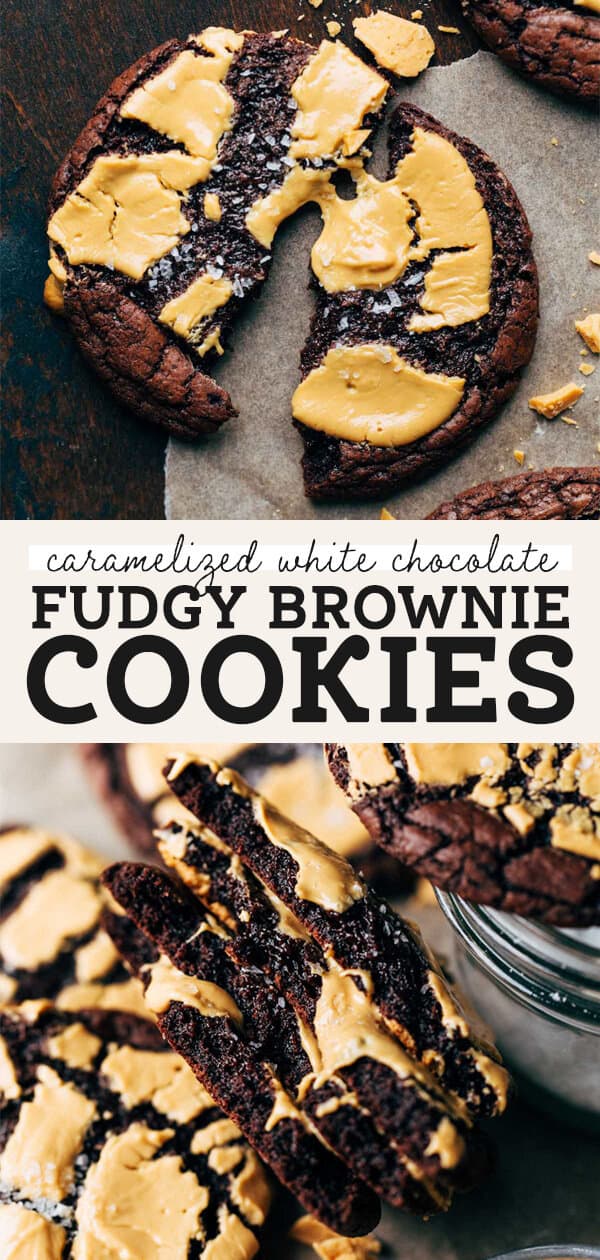 Caramelized White Chocolate Brownie Cookies - Butternut Bakery