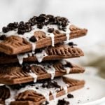 a stack of cookies and cream pop tarts