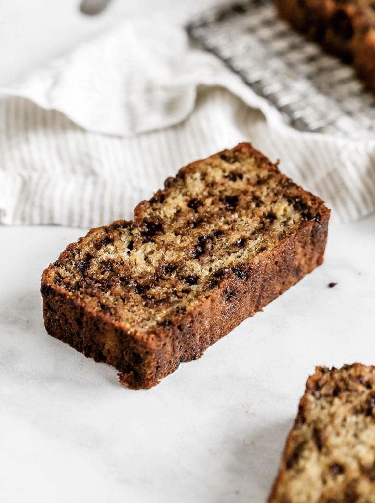 Snickers Banana Bread (Vegan GF) - Nourishing Amy