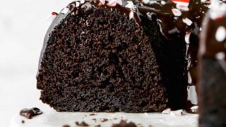 Chocolate peppermint bundt cake - Kate the baker