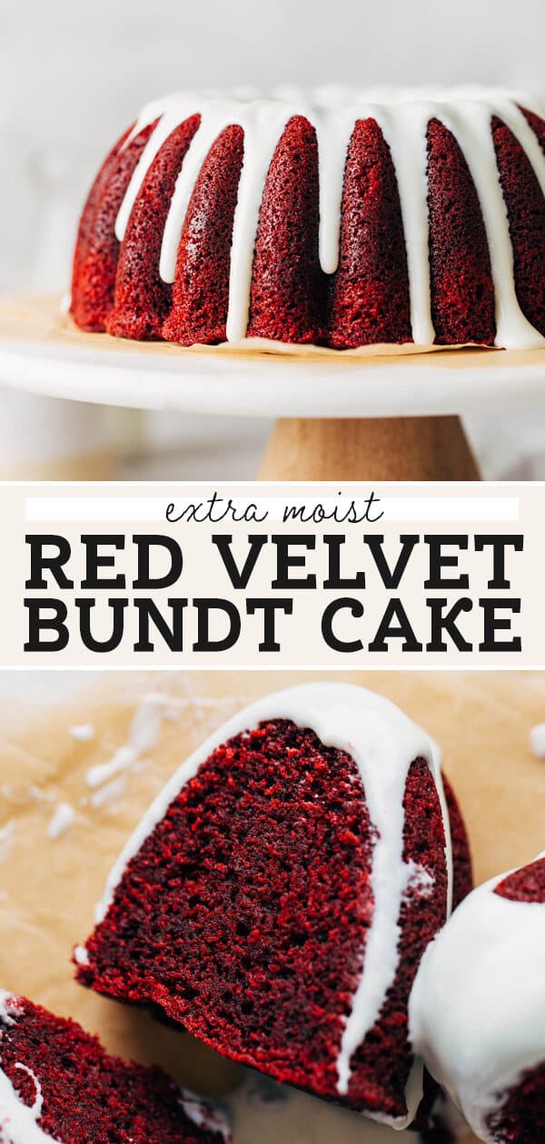 red velvet bundt cake pinterest graphic