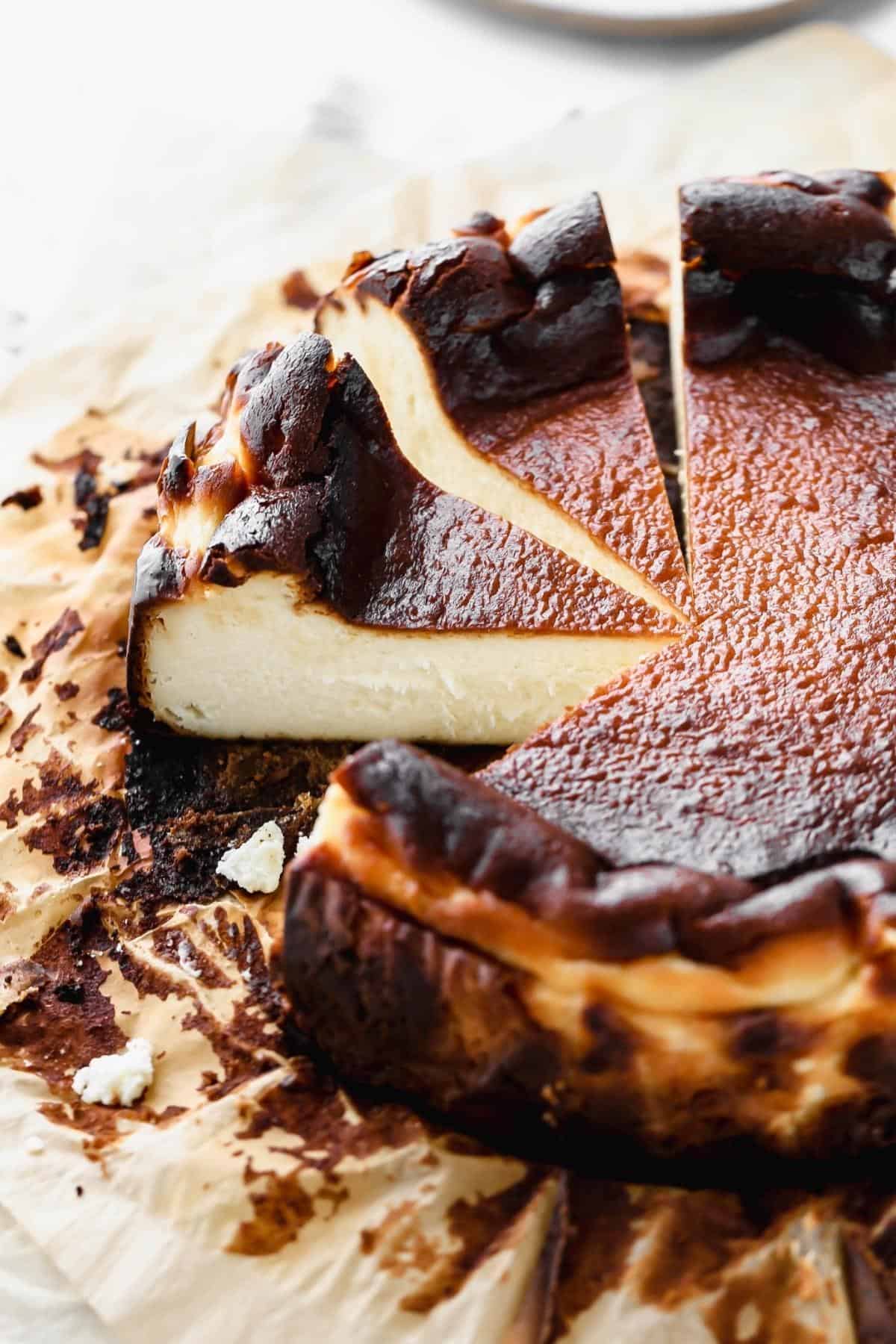 Burnt Basque Cheesecake Recipe for your Holiday Dessert