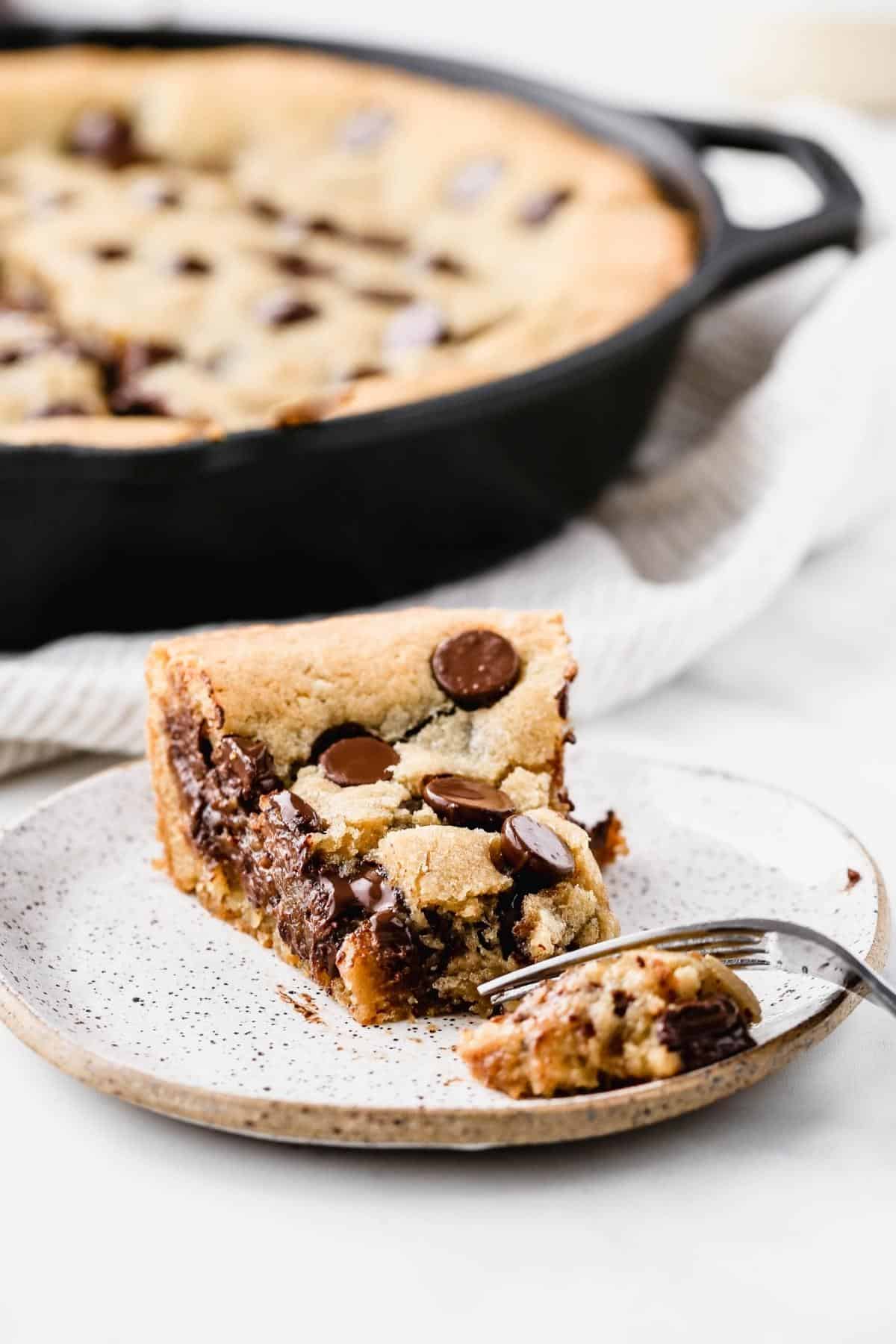 Skillet Nutella Cookie Pie Butternut Bakery