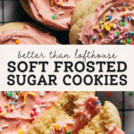 frosted sugar cookies pinterest graphic