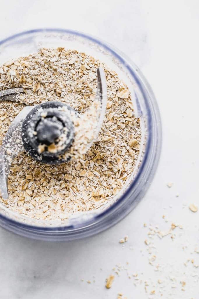 oats ground in a food processor