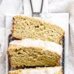 lemon zucchini bread with a few slices