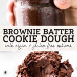 Brownie Batter Cookie Dough pinterest graphic