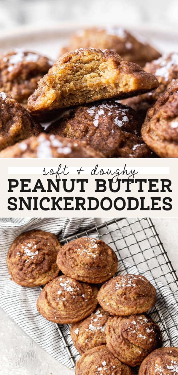 Soft & Doughy Peanut Butter Snickerdoodles | Butternut Bakery