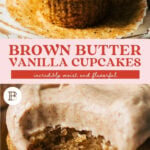 brown butter cupcakes long pin