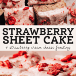 strawberry sheet cake pinterest