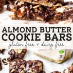 almond cookie bars pinterest graphic