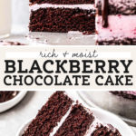 blackberry cake pinterest graphic