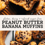 peanut butter banana muffins pinterest