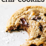 chocolate chip cookie pinterest graphic