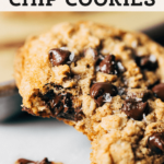 gluten free oatmeal chocolate chip cookies pinterest graphic