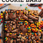 leftover halloween candy cookie bars pinterest