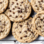 Peanut Butter Chocolate Chip Cookies pinterest graphic