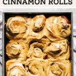 gingerbread cinnamon rolls pinterest graphic