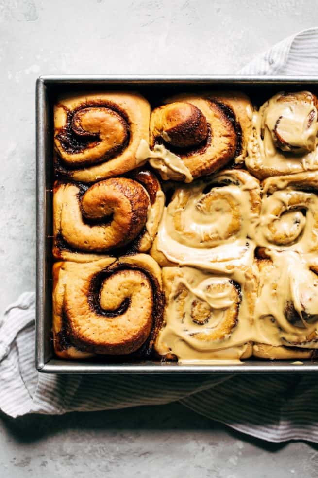 Soft & Fluffy Gingerbread Cinnamon Rolls | Butternut Bakery