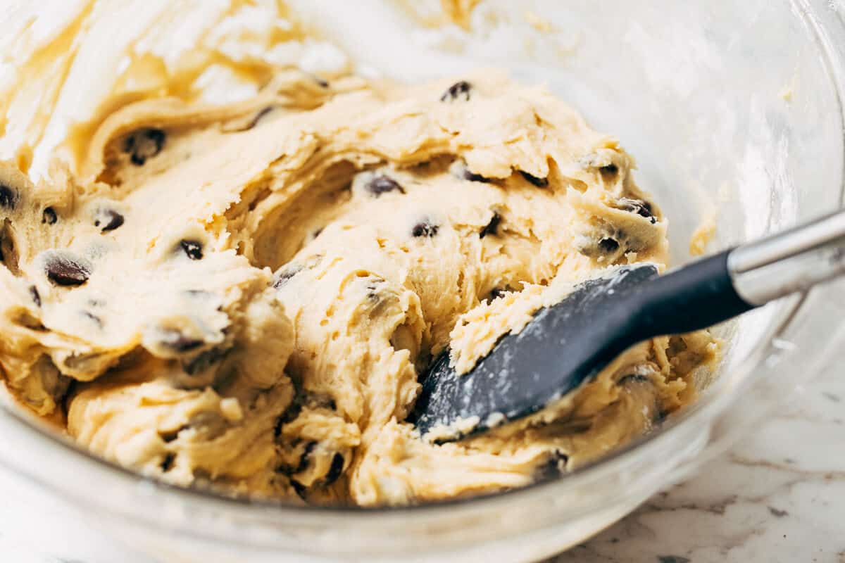 soft chocolate chip cookie dough