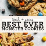 monster cookies pinterest graphic