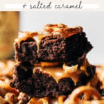 Guinness Brownies pinterest graphic