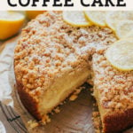 lemon coffee cake pinterest graphic