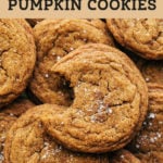 pumpkin cookies pinterest graphic