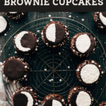 brownie cupcakes pinterest graphic