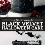 black velvet cake pinterest graphic