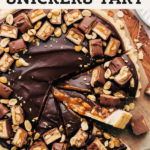 snickers tart pinterest graphic