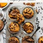 sweet potato muffins pinterest graphic