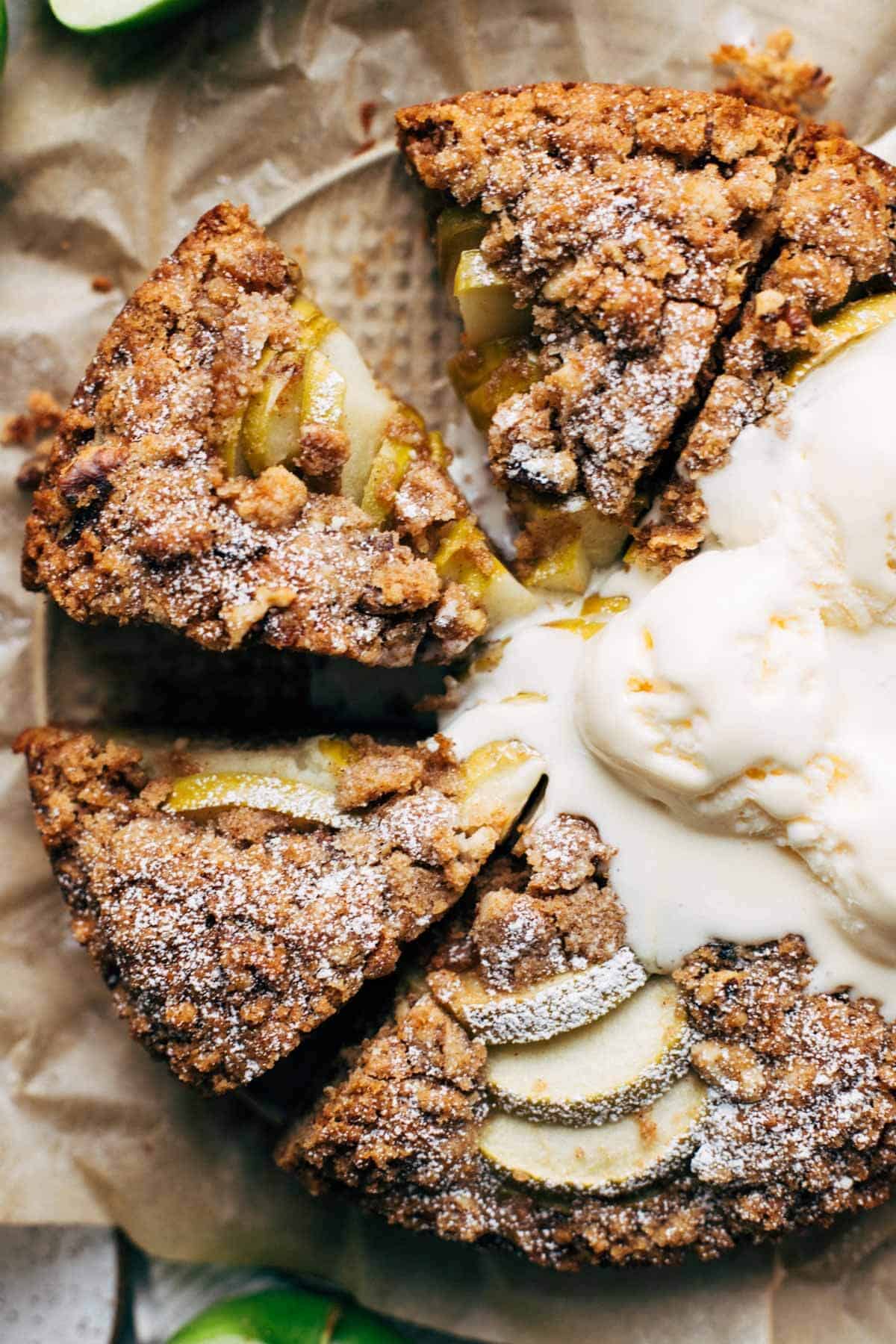 Apple-Raisin Crumb Cake Recipe - Andrew Zimmern