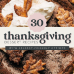 thanksgiving dessert recipes graphic