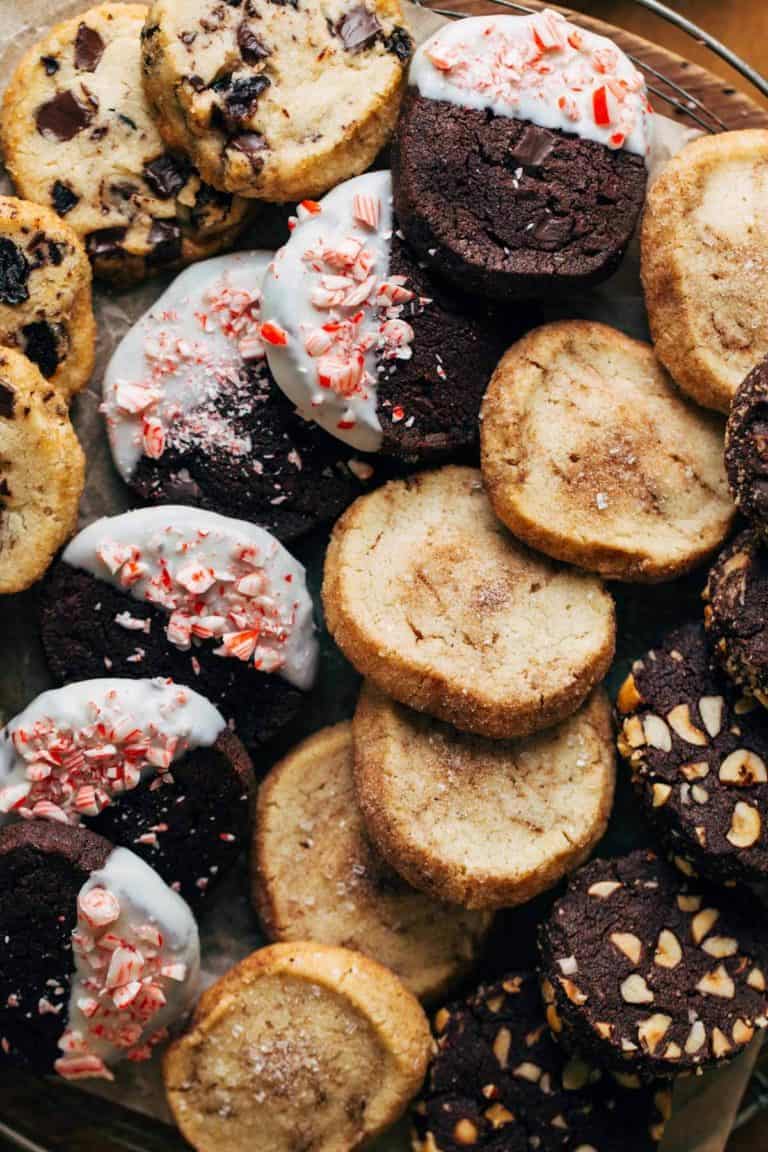 slice and bake cookies close up