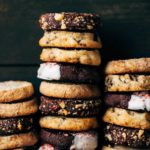 stacks of slice and bake cookies
