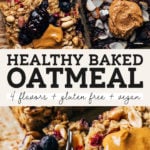 baked oatmeal pinterest graphic