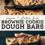cookie dough bars pinterest graphic