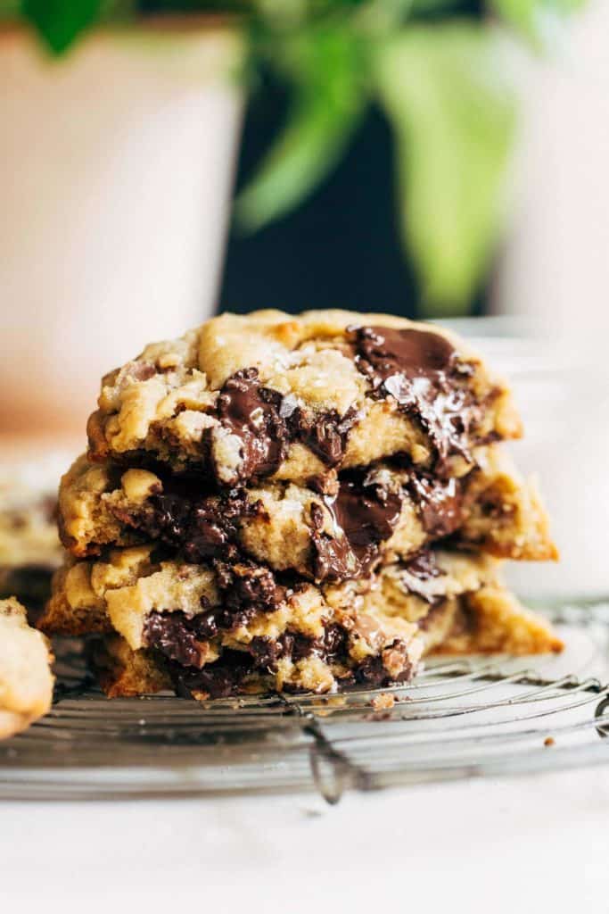 Bakery Style Giant Chocolate Chip Cookie Recipe - Taste and Tell