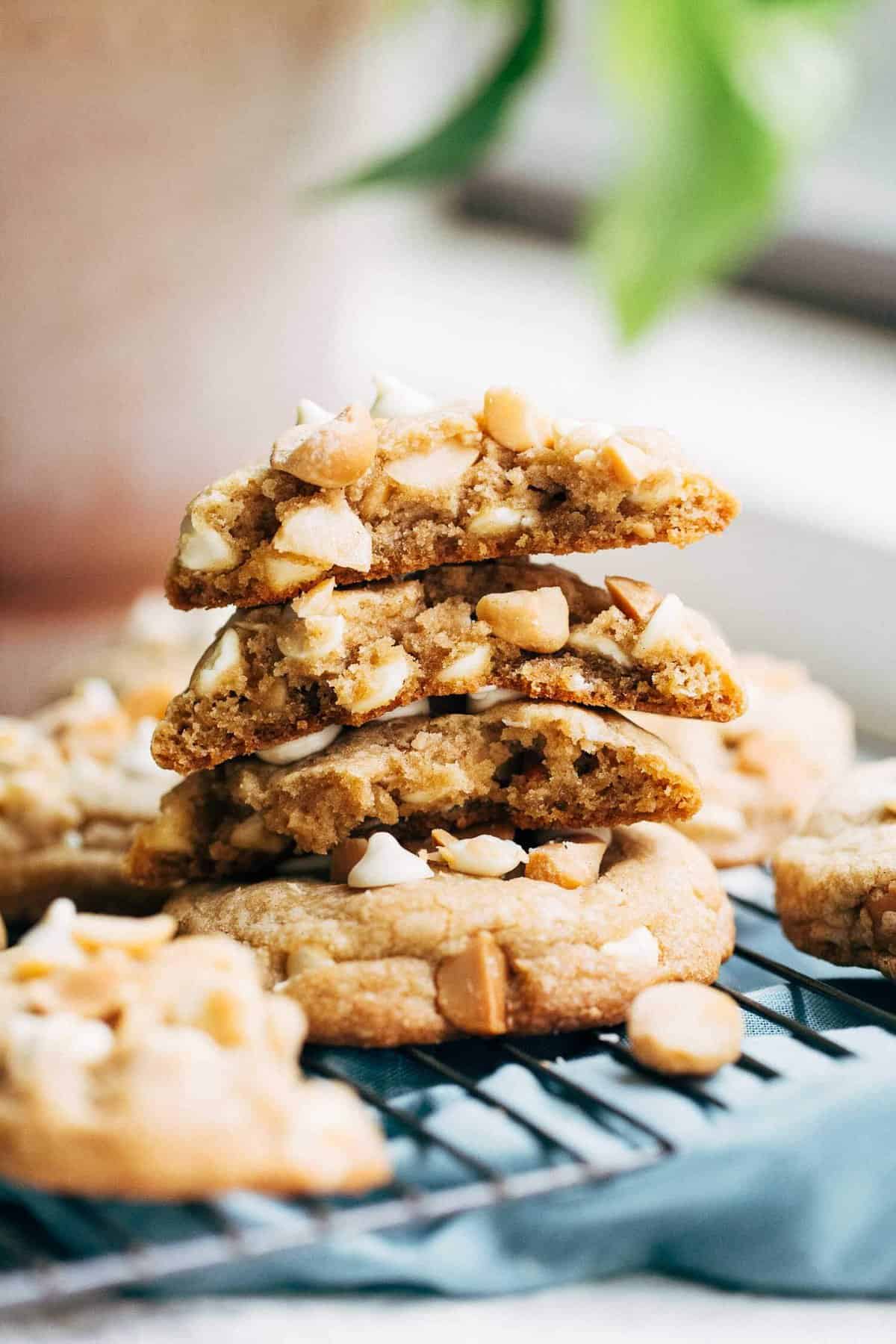 White Chocolate Macadamia Nut Cookies with Rubbermaid - Apriljwagner
