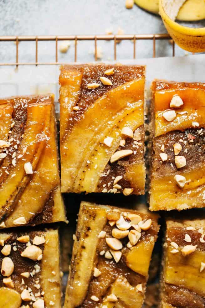 Peanut Butter Banana Upside Down Cake Butternut Bakery