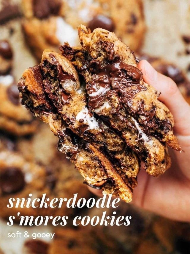 Snickerdoodle S’mores Cookies