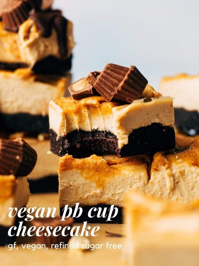 Vegan Peanut Butter Cup Cheesecake