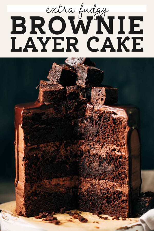 Fudgy Triple Layer Brownie Cake | Butternut Bakery